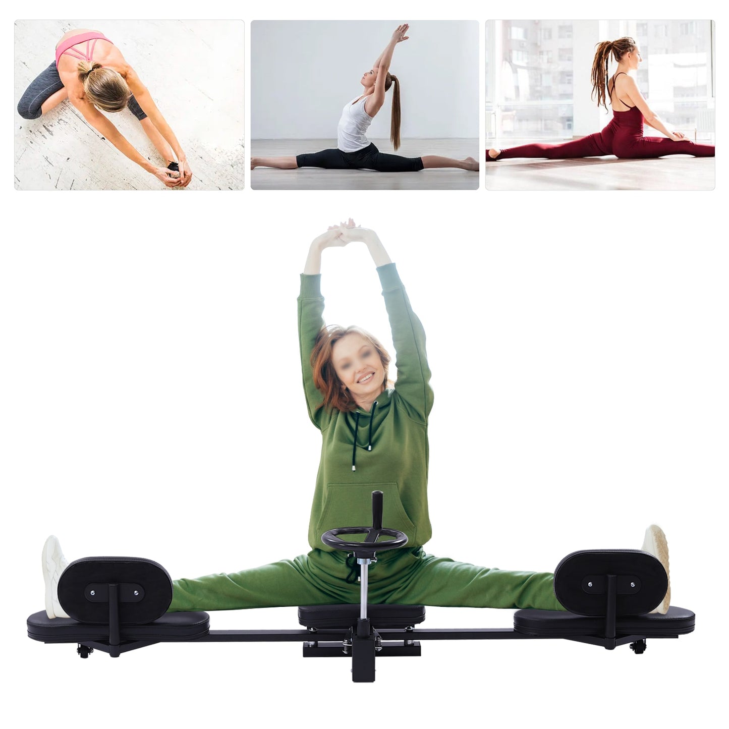 Fitness Leg Thigh Stretcher Stretching Machine 3 Bar Leg Stretcher/Adjustable Split Stretching Machine