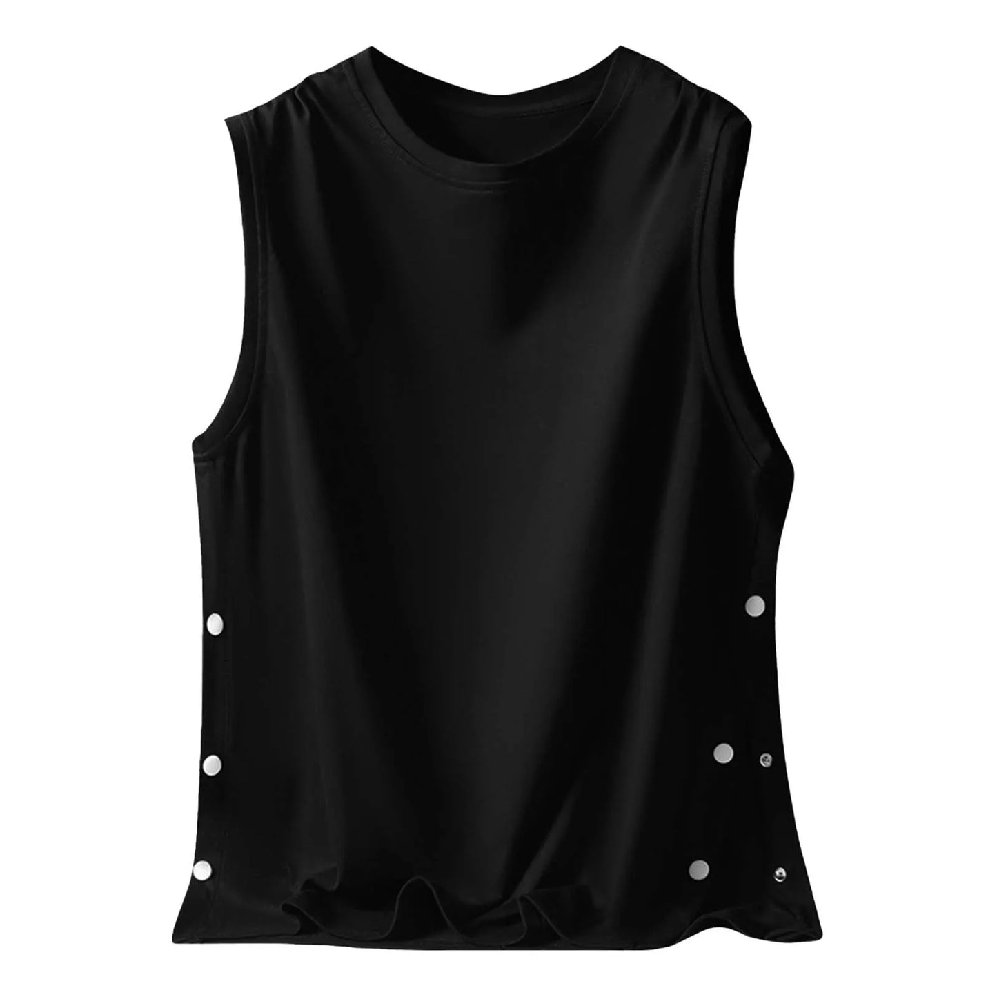 Sleeveless T-Shirt For Men Tank Top Men' Sleeveless Tank Top/Summer Cotton Thin Breasted Gym Tank Top Men