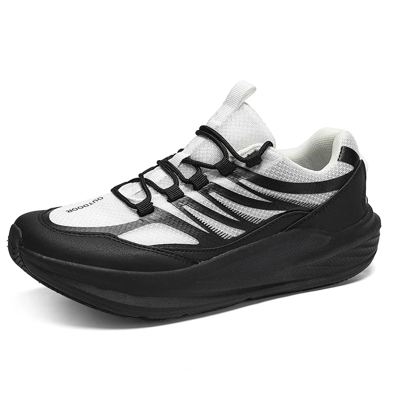 Extra Wide Feet Men Mesh Athletic Sneakers Lightweight Breathable/Casual Trainers Shock Absorb Insole Outdoor Jogging Footwear