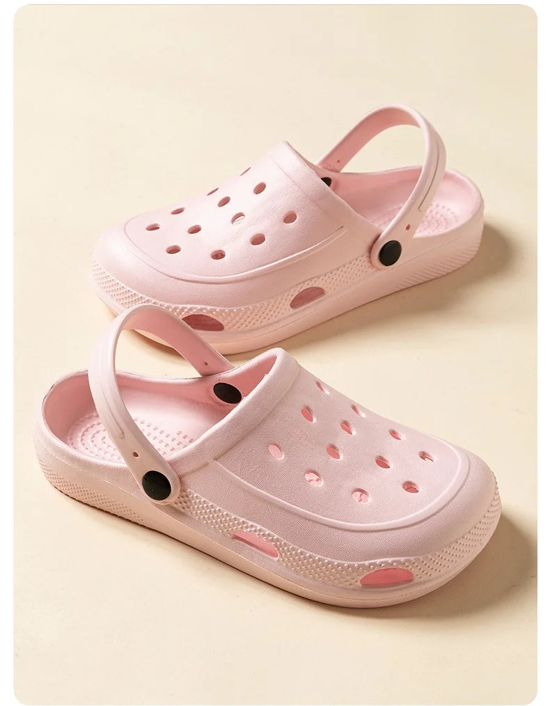 Women Home Slippers Sandals Summer Garden Clogs Shoes Beach Slipper Outdoor Waterproof Soft Slides Casual Anti Slip