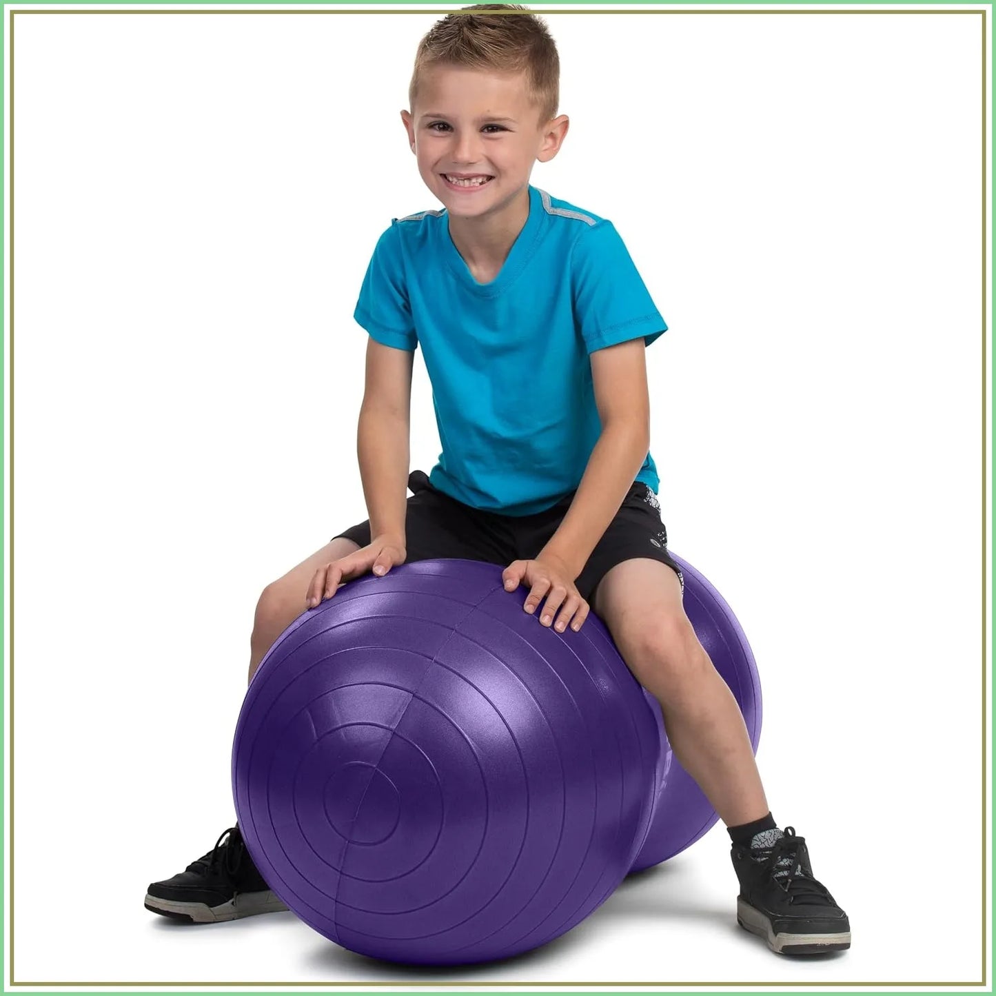 Peanut Ball for Physical Therapy Yoga, Exercise Sensory/Room Equipment for Pregnancy & Wiggle Seat