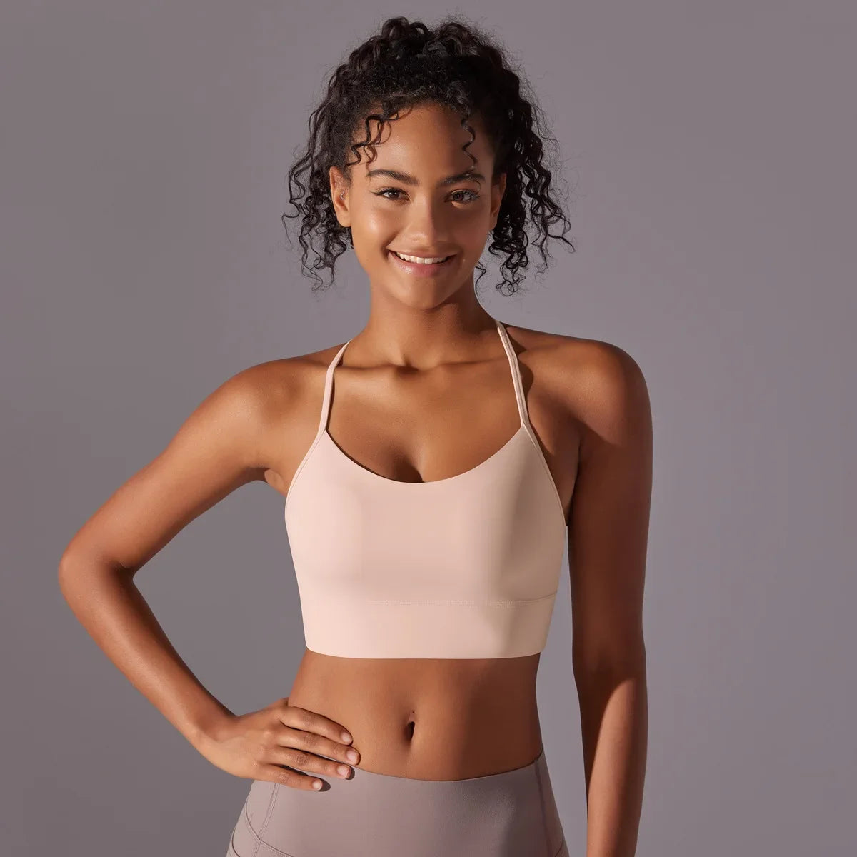 Women Sport Bra Fitness Yoga Top Underwear Soft Y Line Back Running/Gym Crop Top Workout Bra With Chest Pad Push Up Yoga Bra