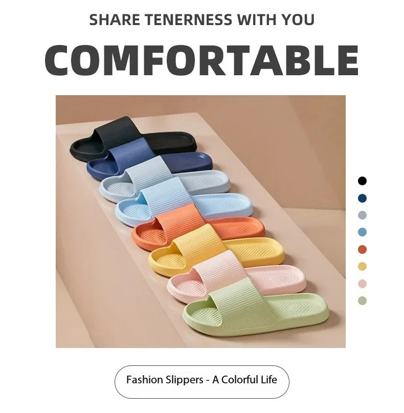 Soft Sole Massage Shower Shoes for Women Waterproof/Non-slip Home Leisure Fashion Bathroom Slippers