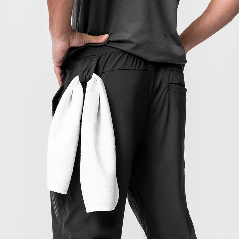 ADED Summer New men short pant 2-in-1 Shorts Casual Shorts Street/jogger Fitness training Fast Dry Breathable running Man Shorts