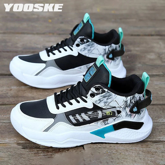 Mens Sneakers Spring Breathable Casual Sports Shoes Outdoor Male/Non Slip Wear-resistant Running Shoes Basketball Shoes