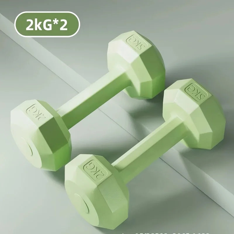 Women's Multifunctional Dumbbell Set Perfect for Home and Gym Workouts/Arm Training and Yoga Durable PP Material Mixed Colors