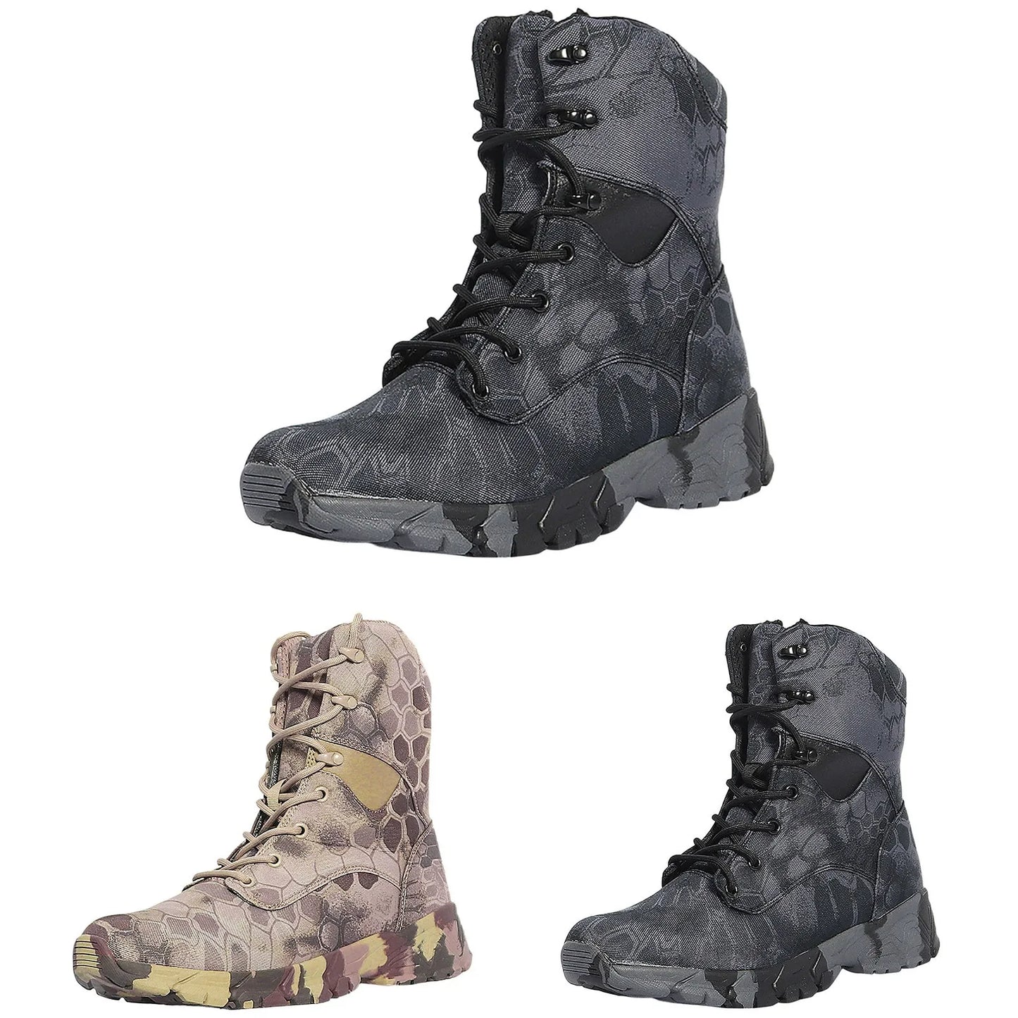 Outdoor Men Camouflage Boots Special Forces Boots/Breathable Comfortable Durable Vulcanize Shoes