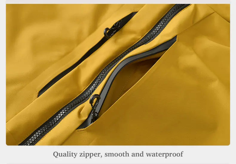 JNLN Unisex Waterproof Fleece Jackets Winter Windproof Thermal Windbreaker/Men Hiking Camping Skiing Climbing Raincoat