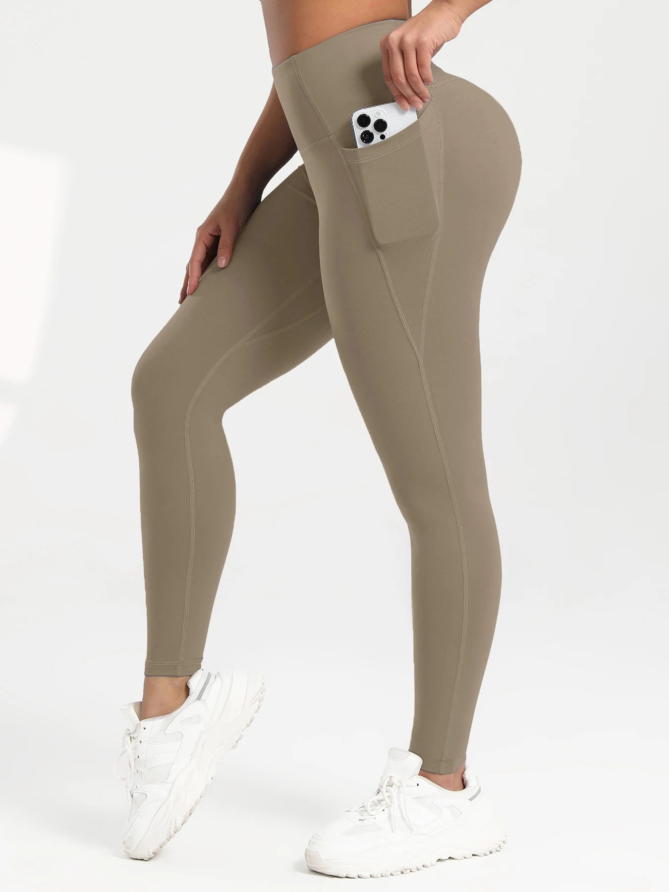 Women Pocket Yoga Leggings Fitness Running High Waist Slim Pants/Push Up Sports Gym Quick Dry Jogging Casual Female Workout Pant