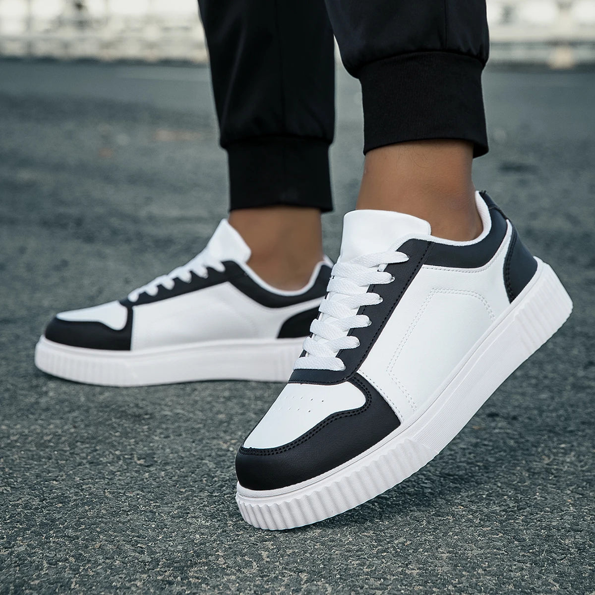 YRZL Women's Sneakers Autumn White Shoes Lightweight Thick Sole/Non Slip Shoes Casual Sports Shoes for women