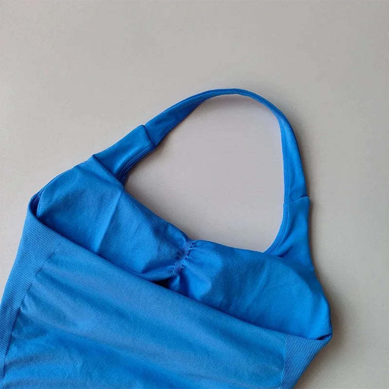 Neck Halter Yoga Vest Shockproof Running Sports High-strength Sports/Fitness Pilates Suspender Beautiful Back Summer