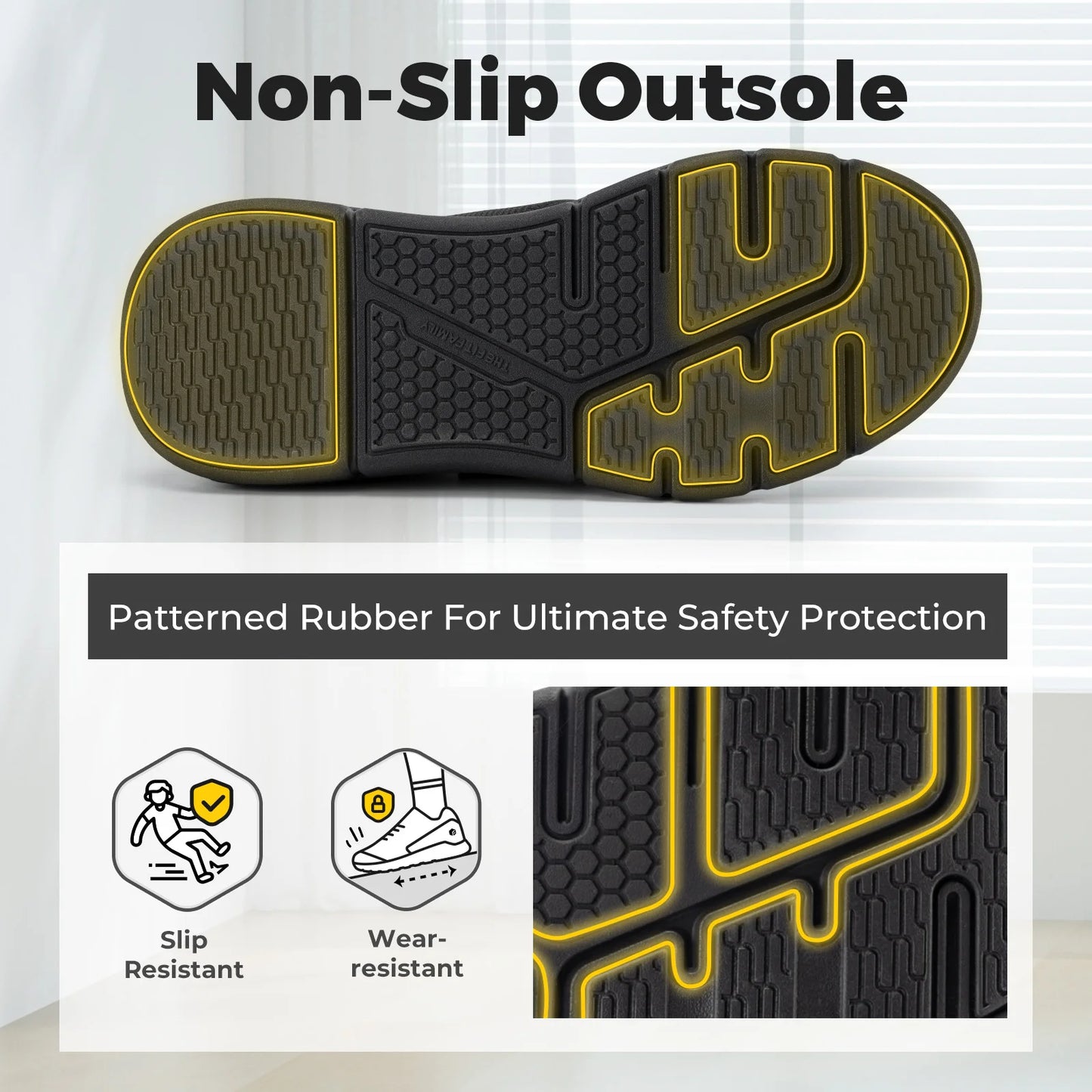 FitVille Diabetic Shoes for Men Extra Wide Hook and Loop Walking Shoes/for Elderly for Swollen Feet Foot Pain Relief Neuropathy Shoes