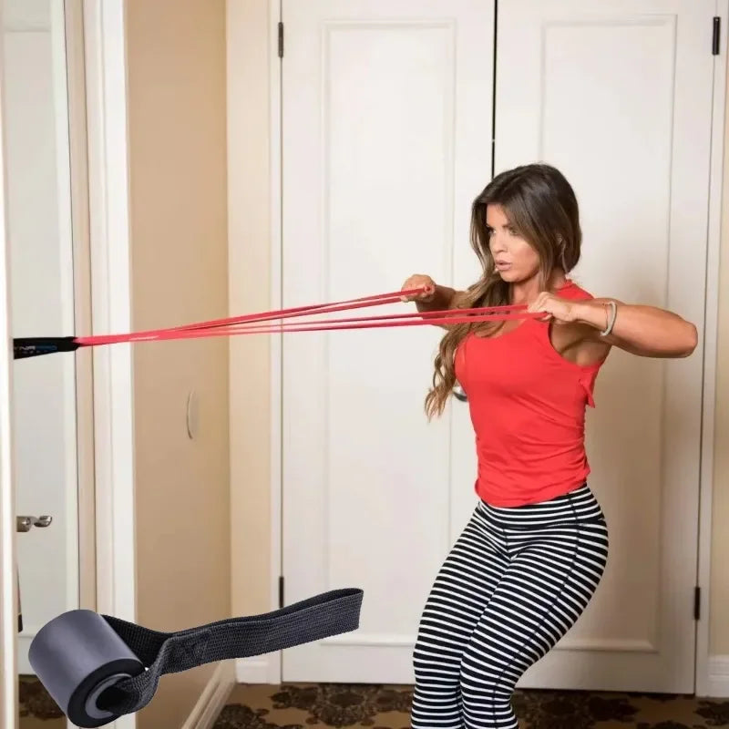 Door Anchor Pull Rope Door Buckle Resistance Band Fitness Elastic/Exercise Training Strap Door Anchor Portable Fitness Equipment