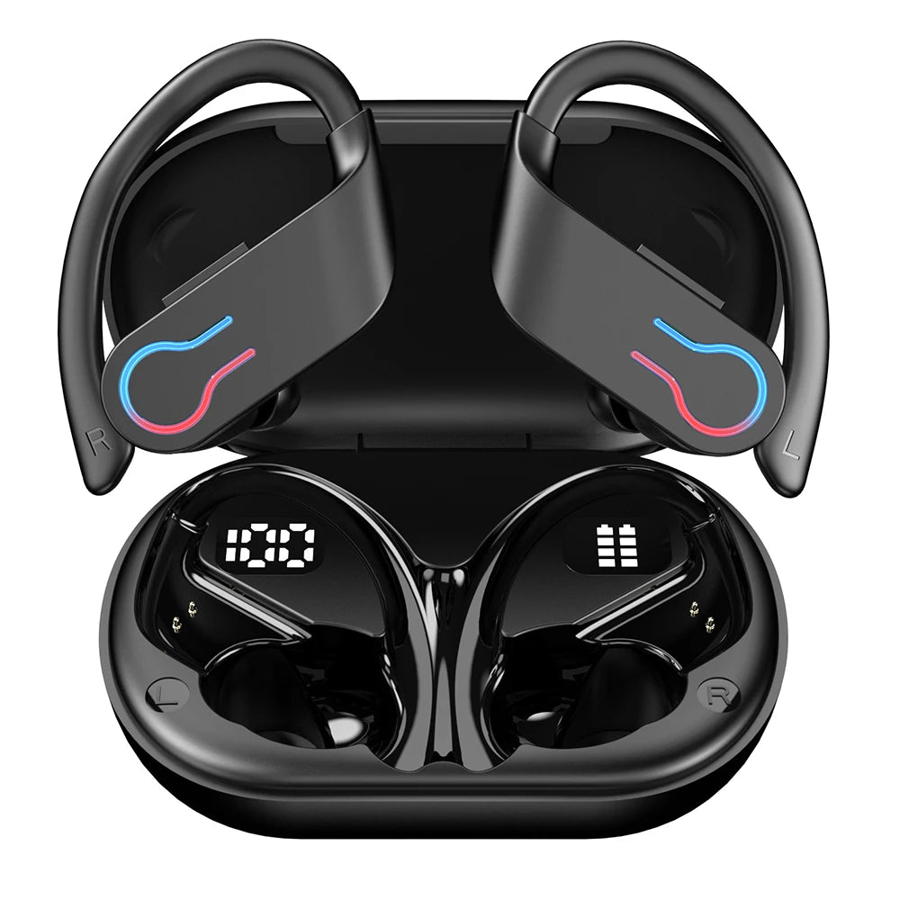 Mpow Q63 Bluetooth 5.3 Earphones Sports Headset Wireless In-Ear/200H Standby Time IPX7 Waterproof HiFi Stereo Gaming Earbuds
