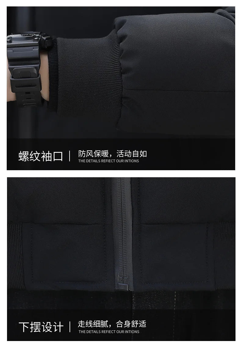 Men's Winter Jackets and Coats Cotton Outerwear Clothing New Parkas/Jacket Men's Windbreaker Thick Warm Male M-5XL