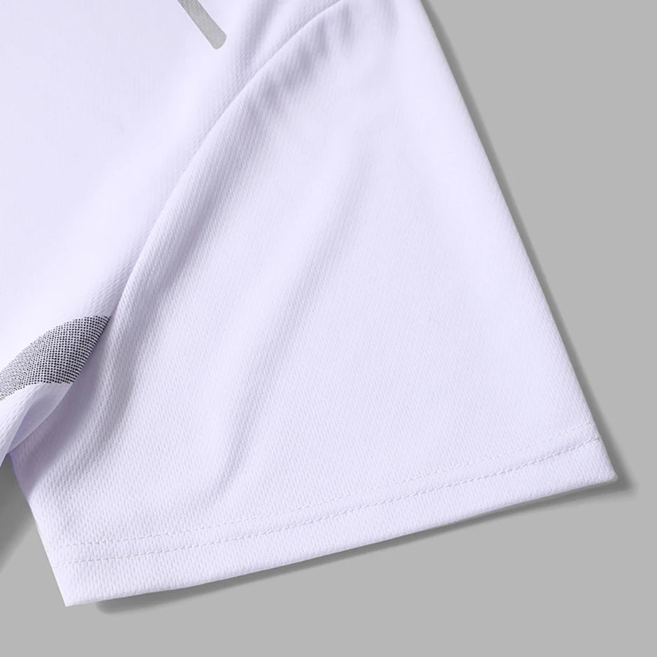 4/1 Pcs Men's Summer Multicolor Quick-drying Sports Short Sleeve/Loose Breathable Fitness Running Badminton T Reflective Strip