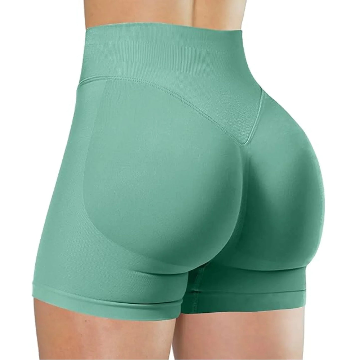 Summer High Waisted Yoga Shorts Fashionable/and Sexy Running Fitness Pants Solid Color Yoga Leggings