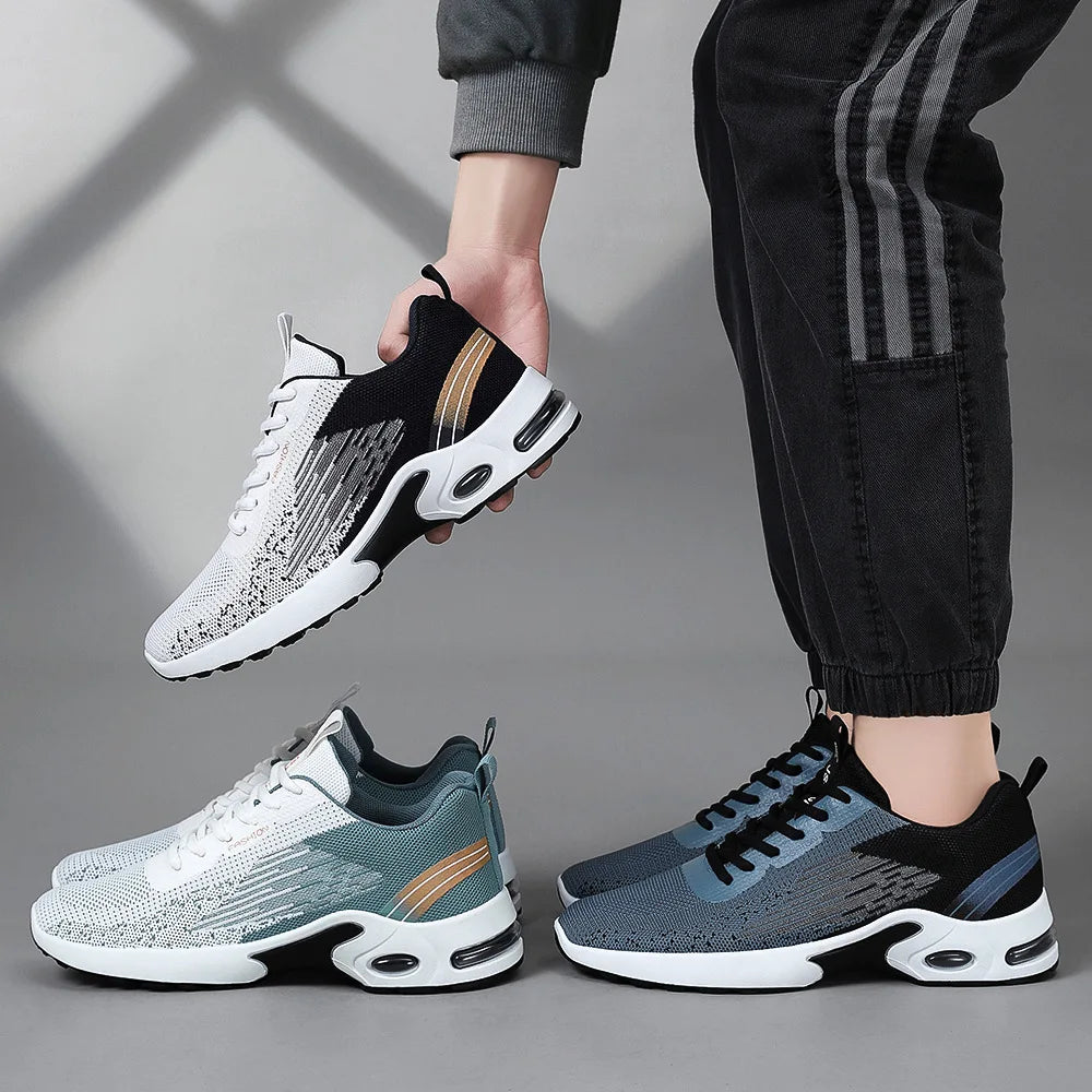 Men's Fashionable Running Shoes Breathable Mesh/Air Cushion Support for Gym And Daily Wear
