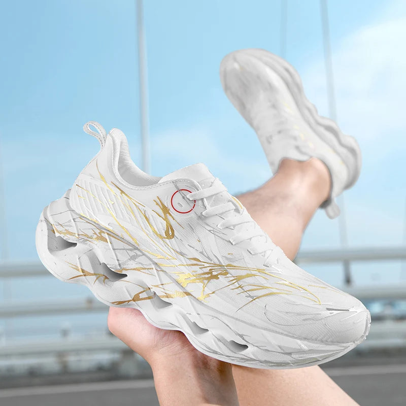 Couple Running Shoes New Shock-absorbing Lightweight Breathe Mesh/Marathon Professional Sports Shoes for Women