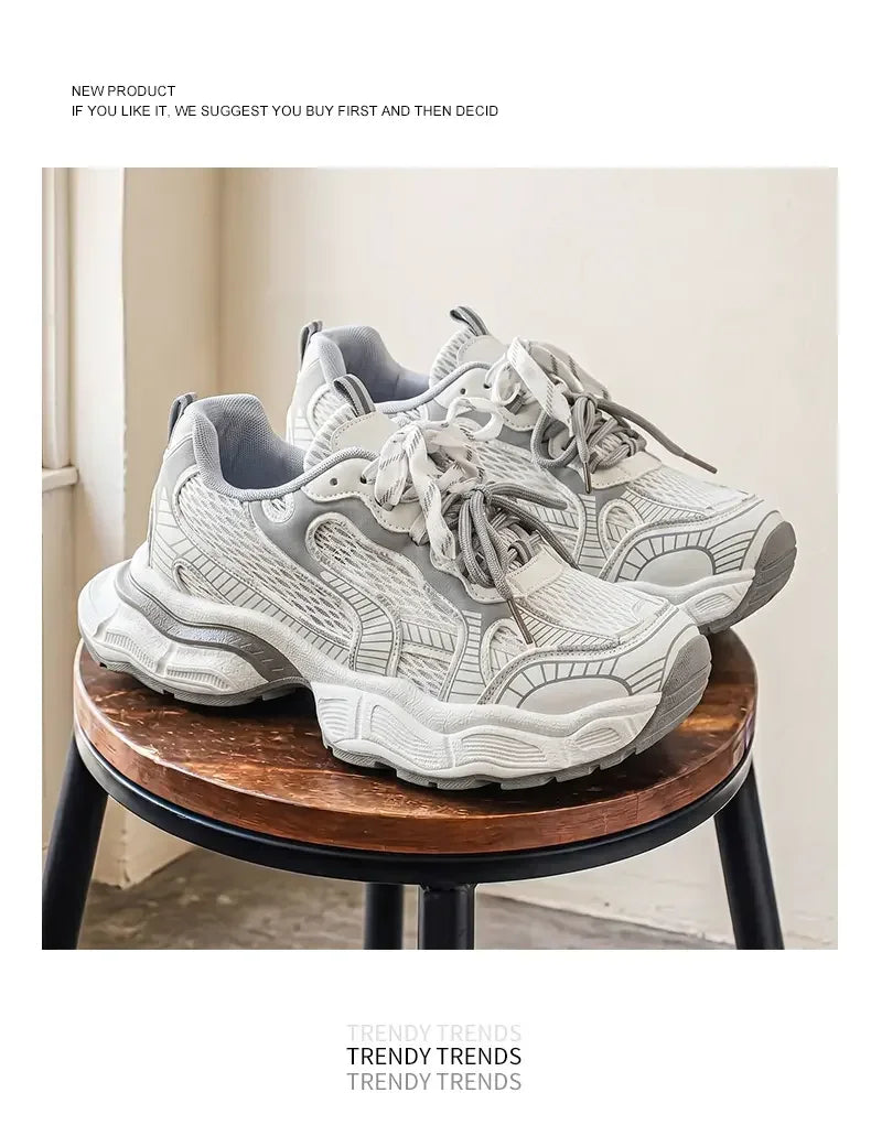 2026 New Fashion Chunky Sneakers Women Versatile Casual Trendy/Platform Sports Footwear Shoes