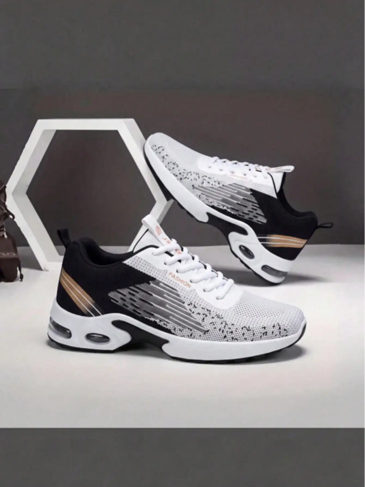 Lightweight Breathable Men's Running Shoes With Shock-Absorbing Sole/Non-Slip Wear-Resistant, Perfect For Daily Workouts