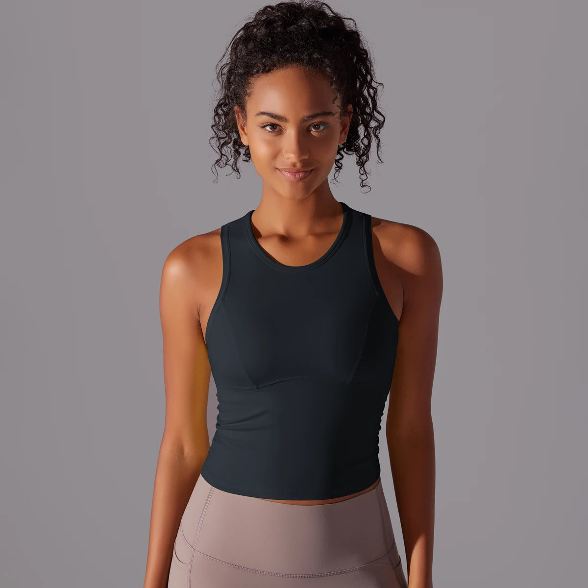 Sleeveless Yoga Vest Slim Sportswear  Stretchy Slim Sports Bra/Breathable Pleated Tank Top Quick Dry Fitness Wear Sexy Slim Top