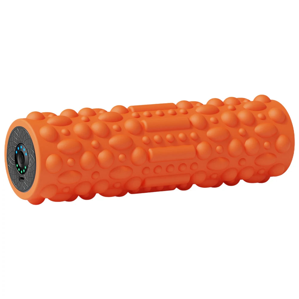 Electric Vibrating Foam Roller Exercise Roller Rechargeable/Muscle Roller 5 Modes Tissue Massager for Yoga Pilates