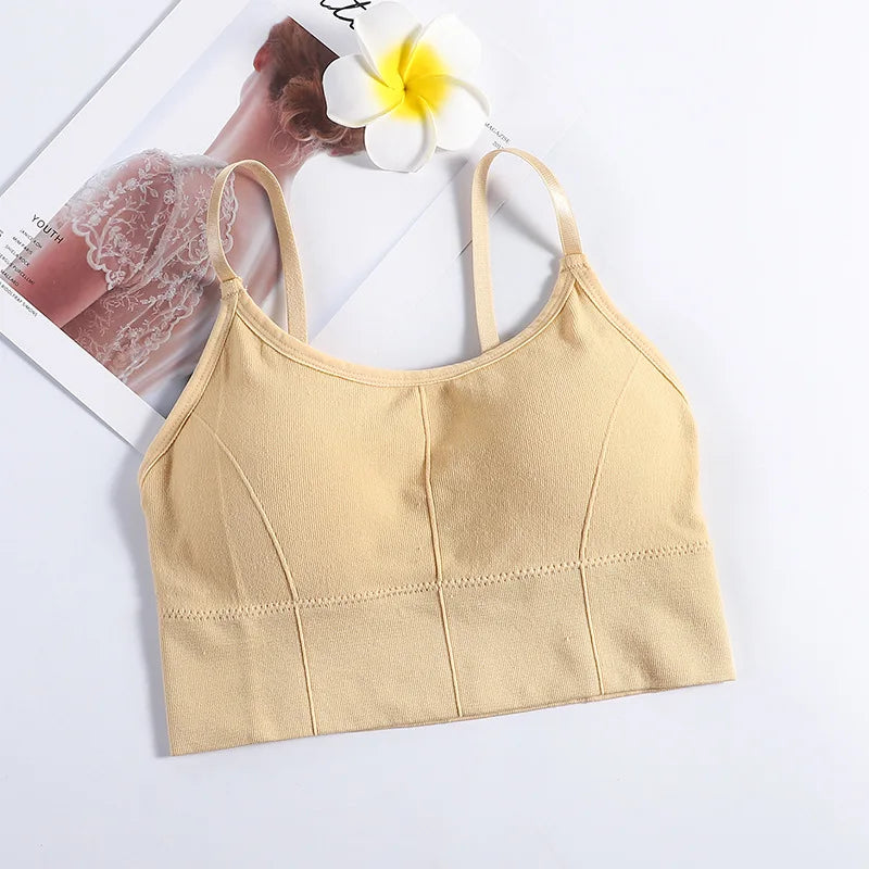 Seamless Bras Women Sports Bra Gym Running Push Up Bralette Padded/Vest Elastic Brassiere Women Fitness Gym Underwear Bra Top