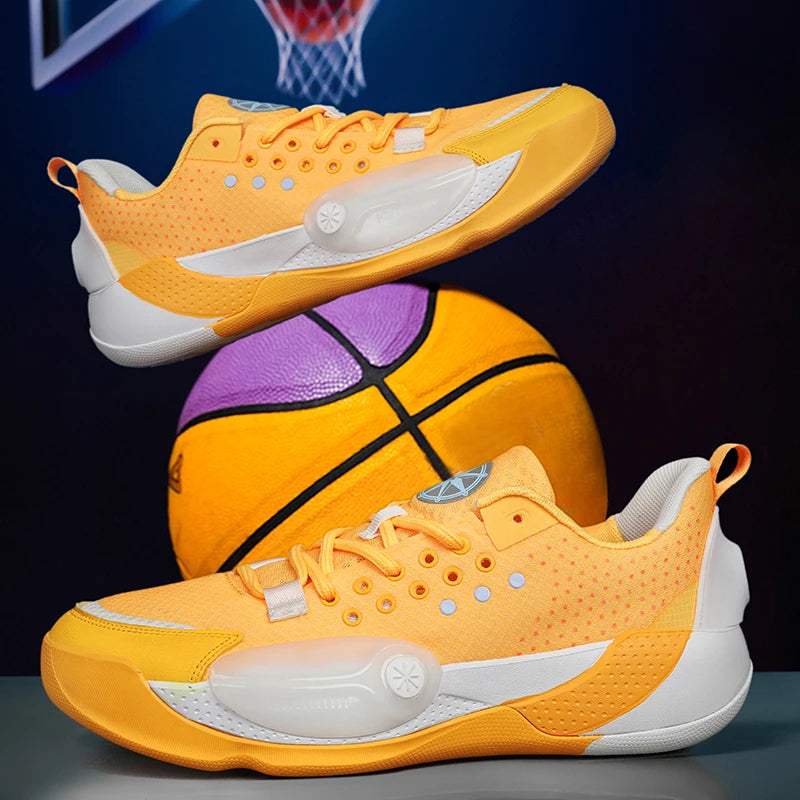 Unisex Basketball Shoes High-Quality Mesh Breathable Fashion/Summer Sports Shoes Shock-Absorbing Teen Basketball Boots