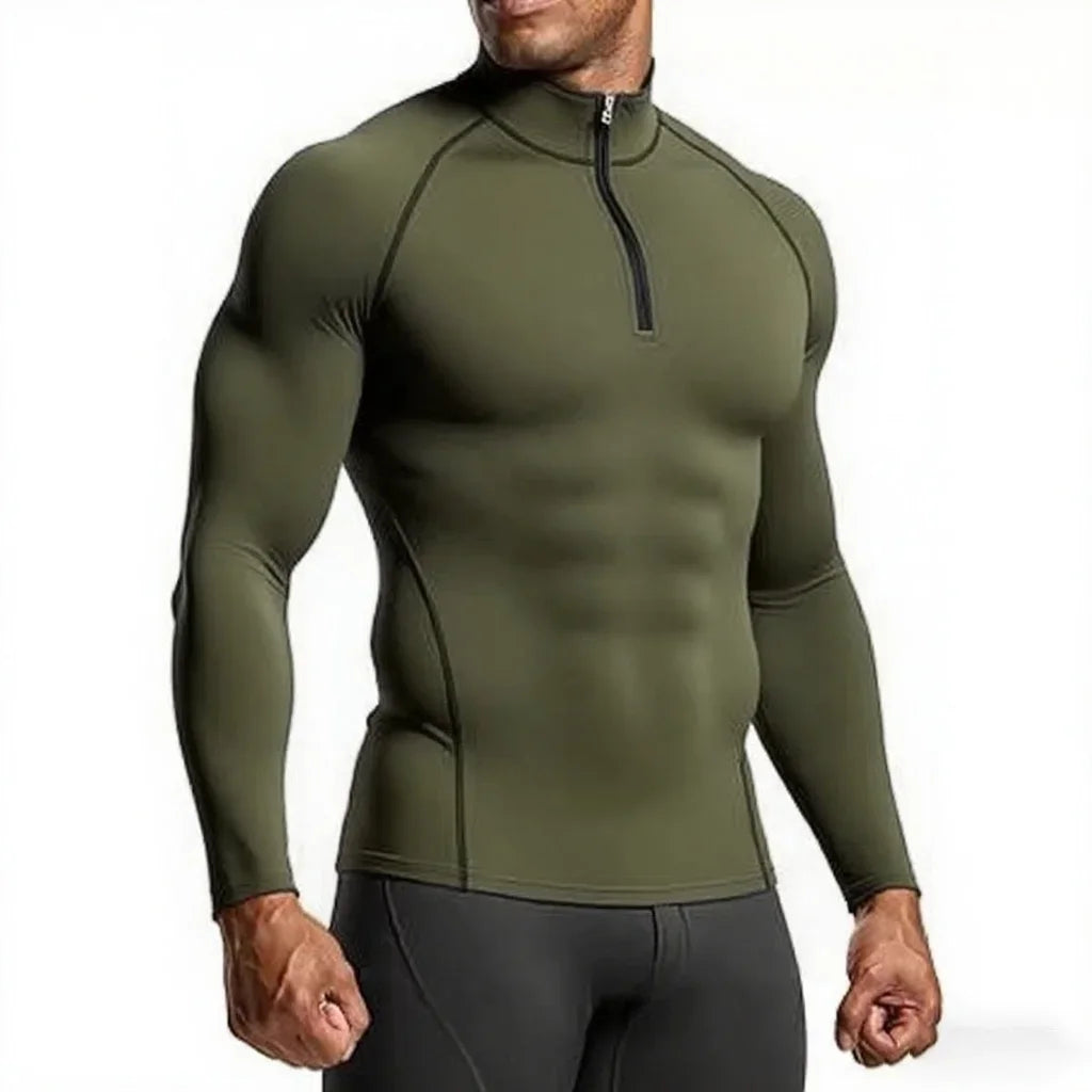 Men Sportswear Fitness Shirts Slim Long sleeve Gym T-shirt Running/Top Tee Tights Training Compression Clothes Sport T Shirt Men