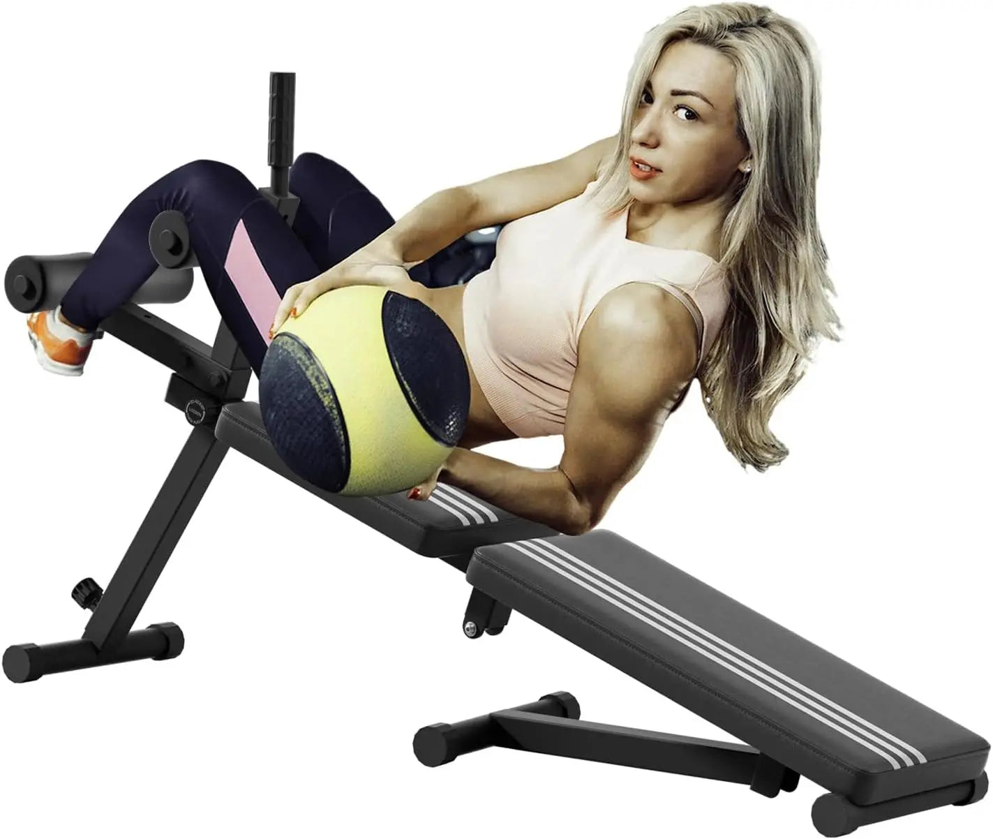 Sit Up Benches Abs Workout Equipment Foldable Hyperextension Roman Chair/Abdominal Gym Equipment Utility Slant Board Exercise