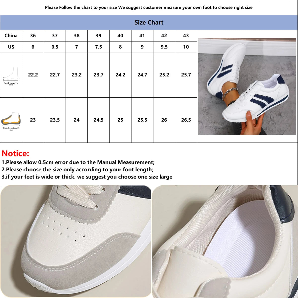 Women's New Casual Lightweight Breathable Running Sport Shoes/Outdoor Walking Shoes Low-Top Round-Toe Sneakers