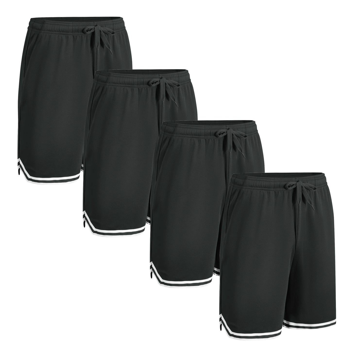4-piece set of summer men's basketball shorts casual sportswear/suitable for daily wear and sports training