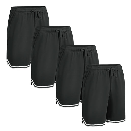 4-piece set of summer men's basketball shorts casual sportswear/suitable for daily wear and sports training