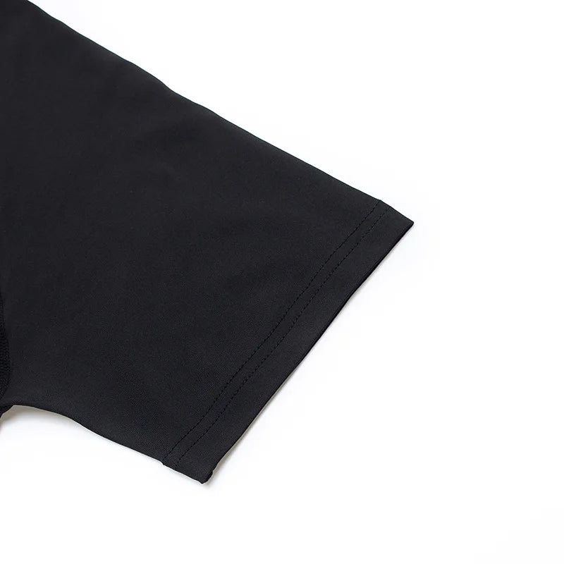 Summer Sports Tops Quick Dry Men's Compression Shirt Short Sleeve/Second Skin Gym Workout Short Fitness Running T-Shirt Men Wear