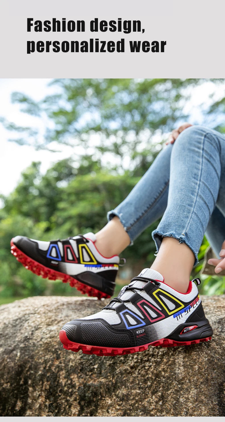 Women's Hiking Shoes Waterproof Outdoor Sports Shoes Women's Walking/Travel Sports Shoes Bicycle Sports Shoes Running Shoes