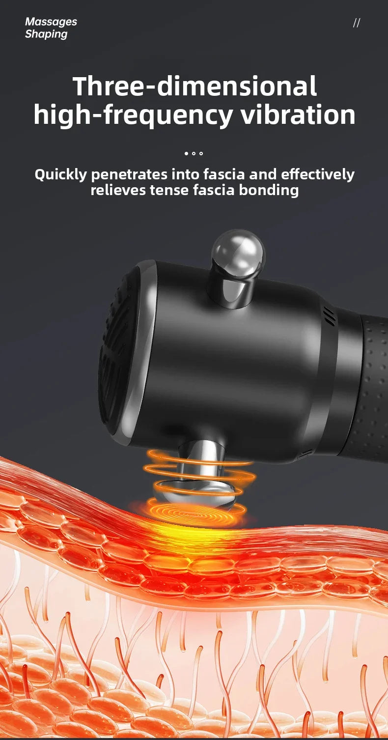 High Frequency Fascia Gun Relaxation Gun Sports Fitness/Muscle Relaxation Massager Full Body Massage 3 Gear