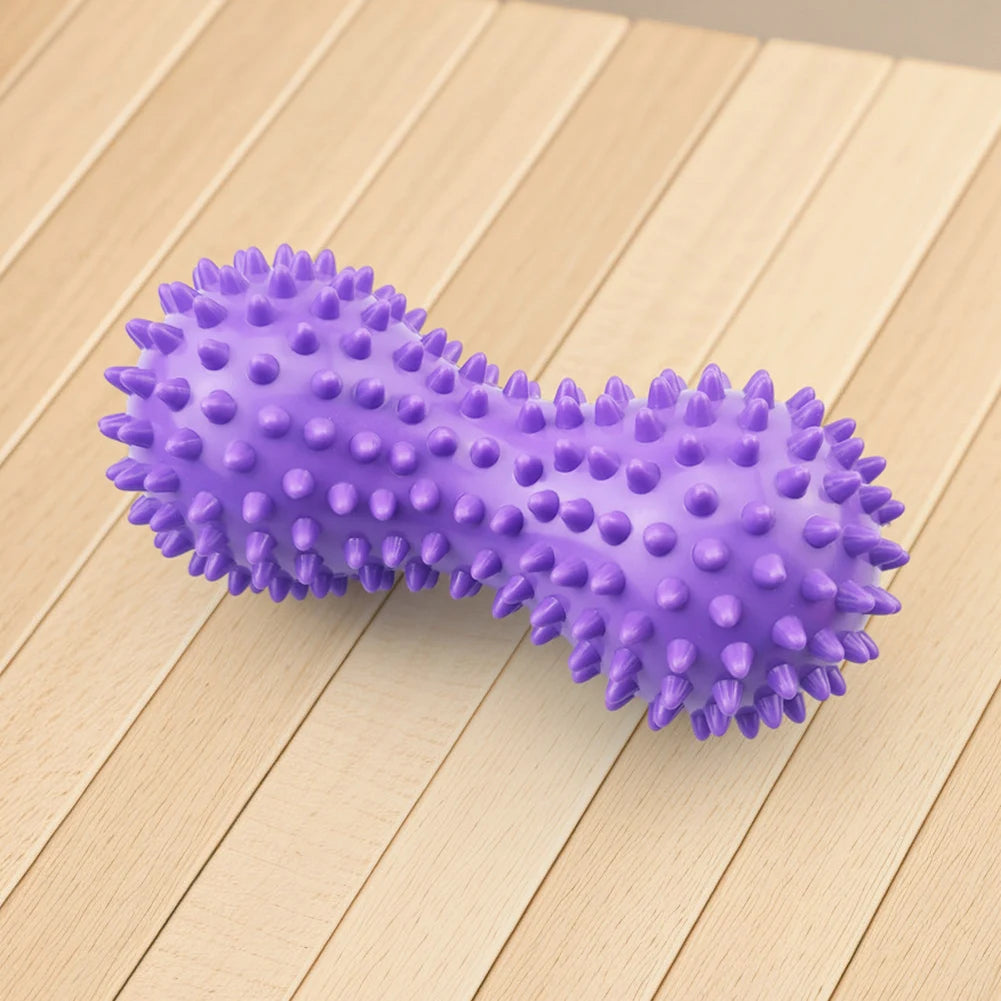 Peanut Massage Spiky Ball Spiky Massage Ball Peanut Massage Roller/Trigger Point Hedgehog Ball for Hand/Foot Massage