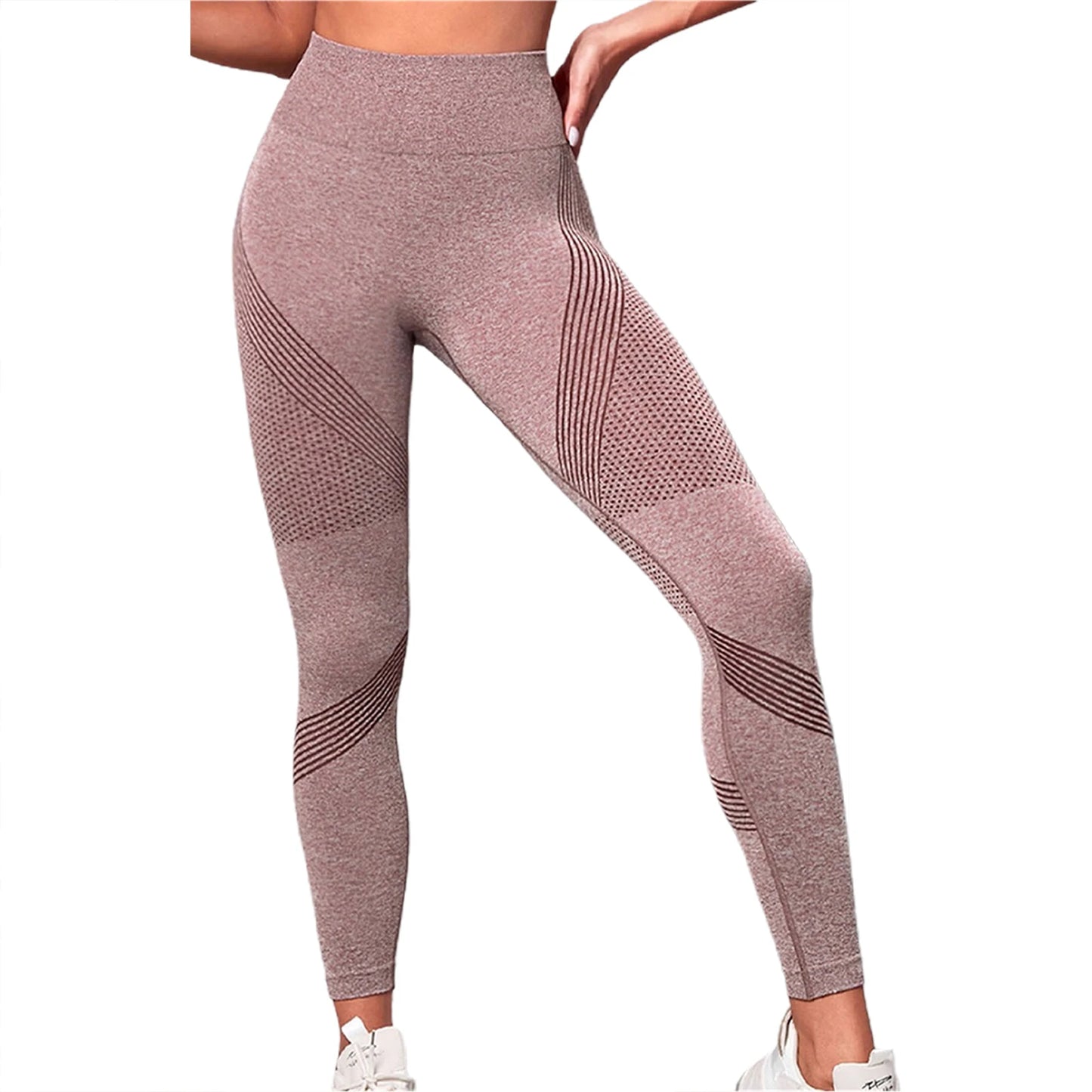 High Waist Compression Leggings with Butt Lift Technology for Women/Tummy Control Yoga Pants with Stretchy Contour