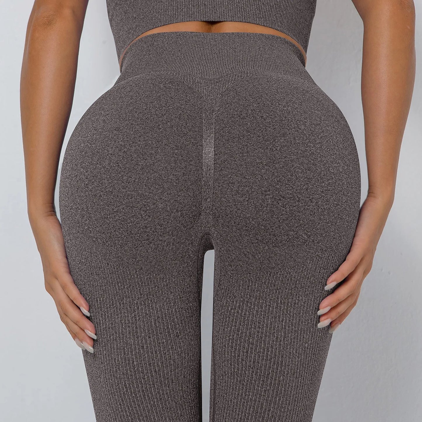 Women's Sports Leggings High Waist Butt Push Up Leggings/Seamless Compression Gym Leggings For Sports Yoga