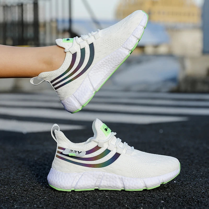 Women Casual Sports Shoes Breathable Lightweight Sneakers Anti-slip/Flats Outdoor Running Walking Shoes Female Vulcanized Shoes