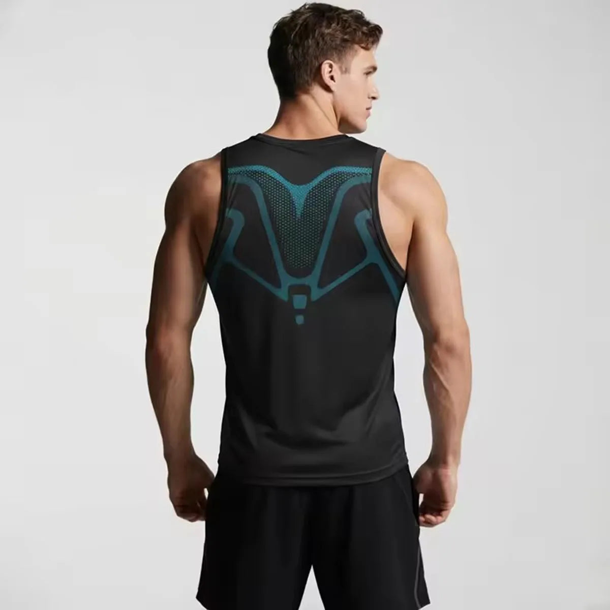 Summer Men Shapewear Ionic Shaping Vest Sleeveless Shirt Tight/Compression Shirts Tank Top Body Shaper Breathable Ice Silk Vest