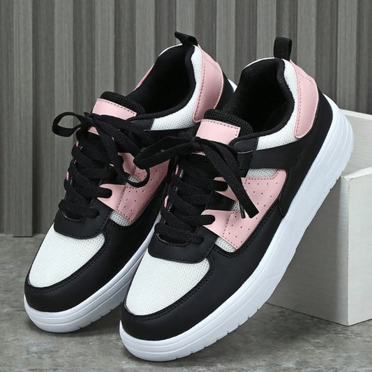 Comfortable Sneakers For Men And Women/White And Pink Lightweight For Women Suitable For Walking