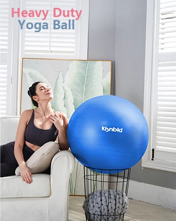 Small Exercise Ball 9 Inch Mini Pilates Ball Anti Burst and Slip Resistant/Mini Yoga Ball for Stability Fitness Physical Therapy Stretching & Core Ball