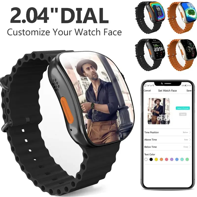 Smart Watch For Women Men, 1.83'' HD Full Touch Screen/Wireless Calling Smartwatch (Answer/Make Call) Activity Tracker 100+ Sport Modes