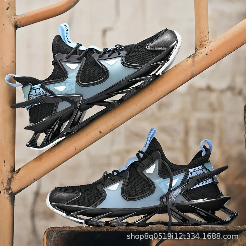 Men's casual shoes, new extra-large size blade shoes/high-top sports shoes for men