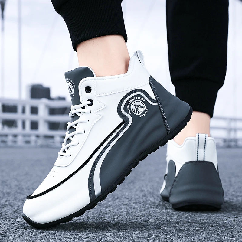 Men's Shoes New Casual Sneakers Shock-Absorbing Breathable/Running Shoes Men's Wear-Resistant Thick-Soled Shoes