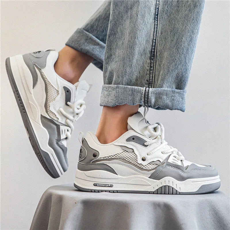 Men's shoes four seasons of the new style students/retro platform leisure sports shoes