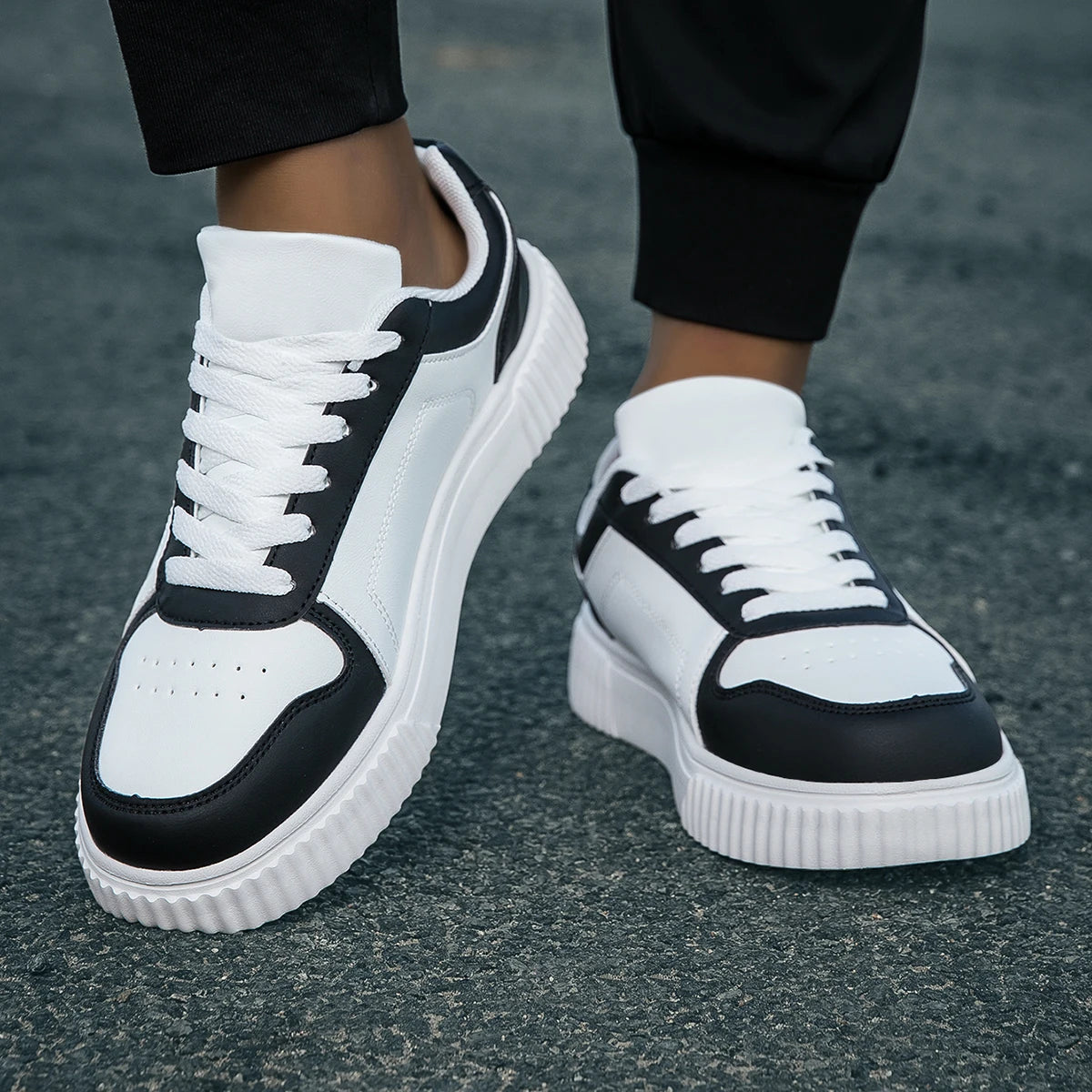 YRZL Women's Sneakers Autumn White Shoes Lightweight Thick Sole/Non Slip Shoes Casual Sports Shoes for women