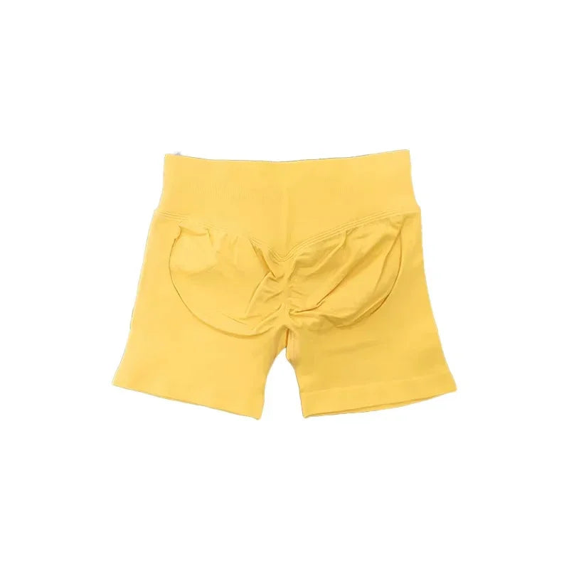 Impact Shorts with Logo Women Seamless Yoga Shorts/Scrunch Gym Shorts Workout Biker Short Fitness